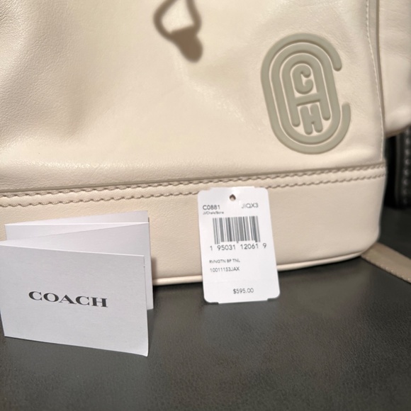 Coach Leather Backpack
